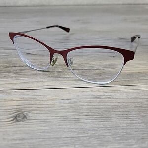 Coach HC5111 9348 Shiny Silver Womens Eyeglasses Frames 53-17 53mm Cat Eye